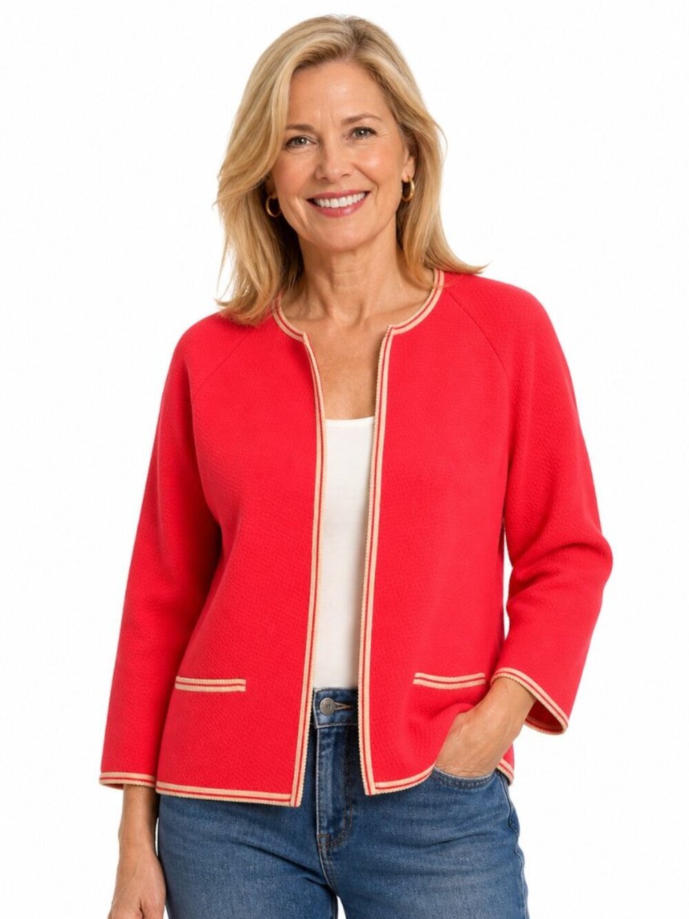 Vintage World Knits 100% Zephyr Wool Cardigan